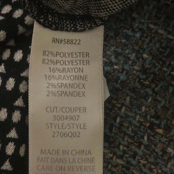 Max Studio Houndstooth  Patterned Trousers - Picture 6 of 7